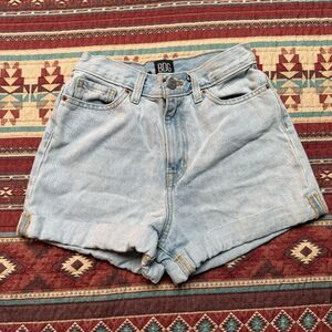 BDG Light Blue Women's mom high rise shorts size 25